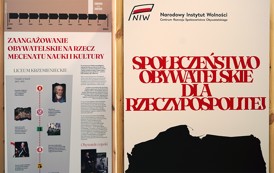 Wystawa NIW-CRSO „Społeczeństwo Obywatelskie dla Rzeczypospolitej” – w Piotrkowie Trybunalskim