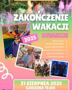 Zakończenie wakacji w Opolu Lubelskim. Kolorowy festiwal i koncerty w Parku Miejskim