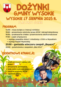 WYSOKIE: Bayera przyjedzie na dożynki