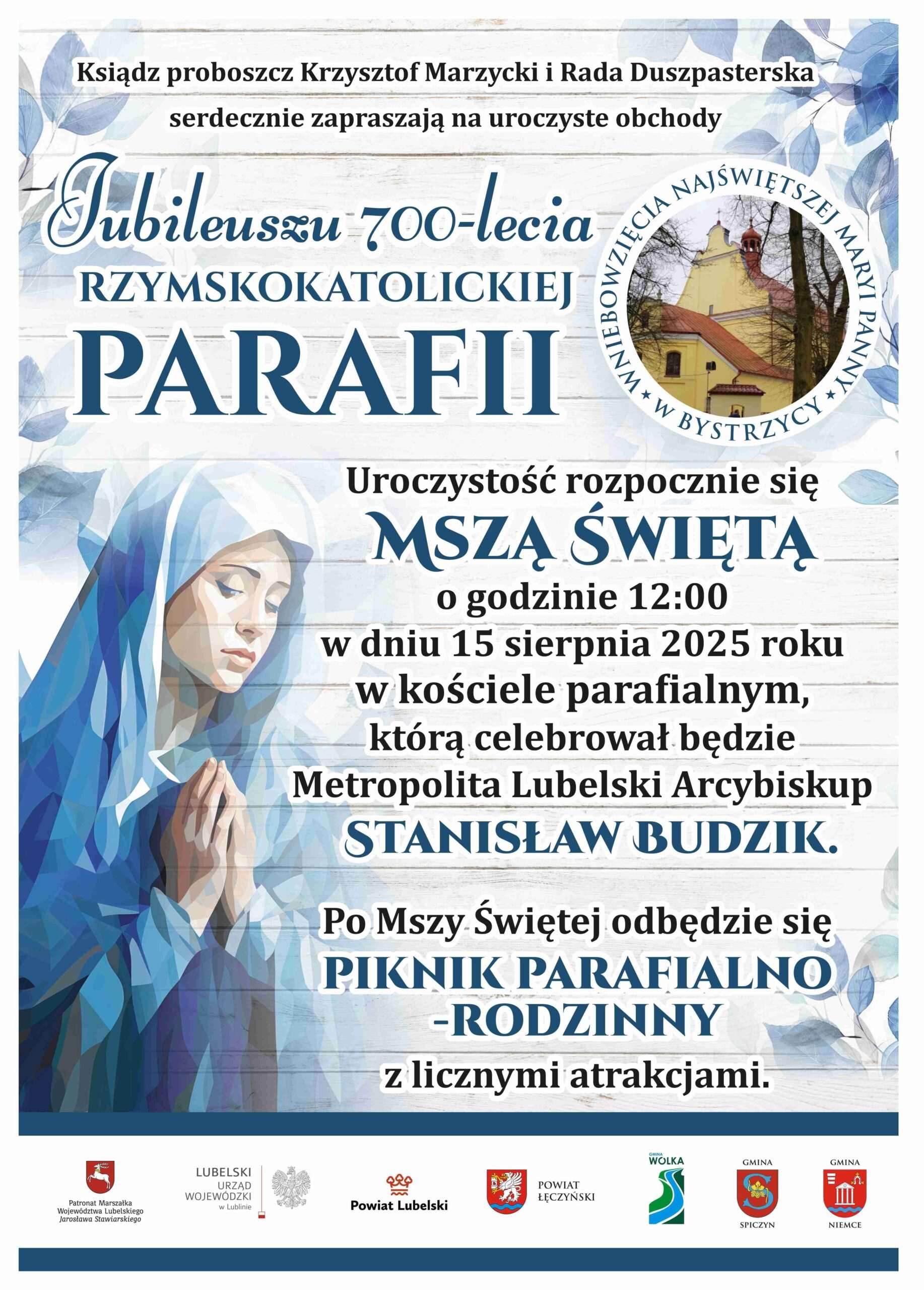 Bystrzyca świętuje 700-lecie parafii. Wielki jubileusz już 15 sierpnia