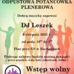 RACHANIE: Zaproszenie na letnią zabawę pod chmurką