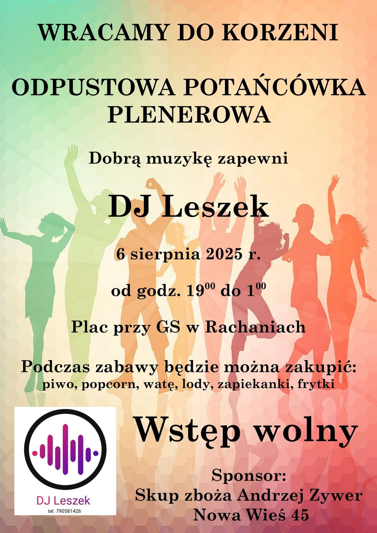 RACHANIE: Zaproszenie na letnią zabawę pod chmurką