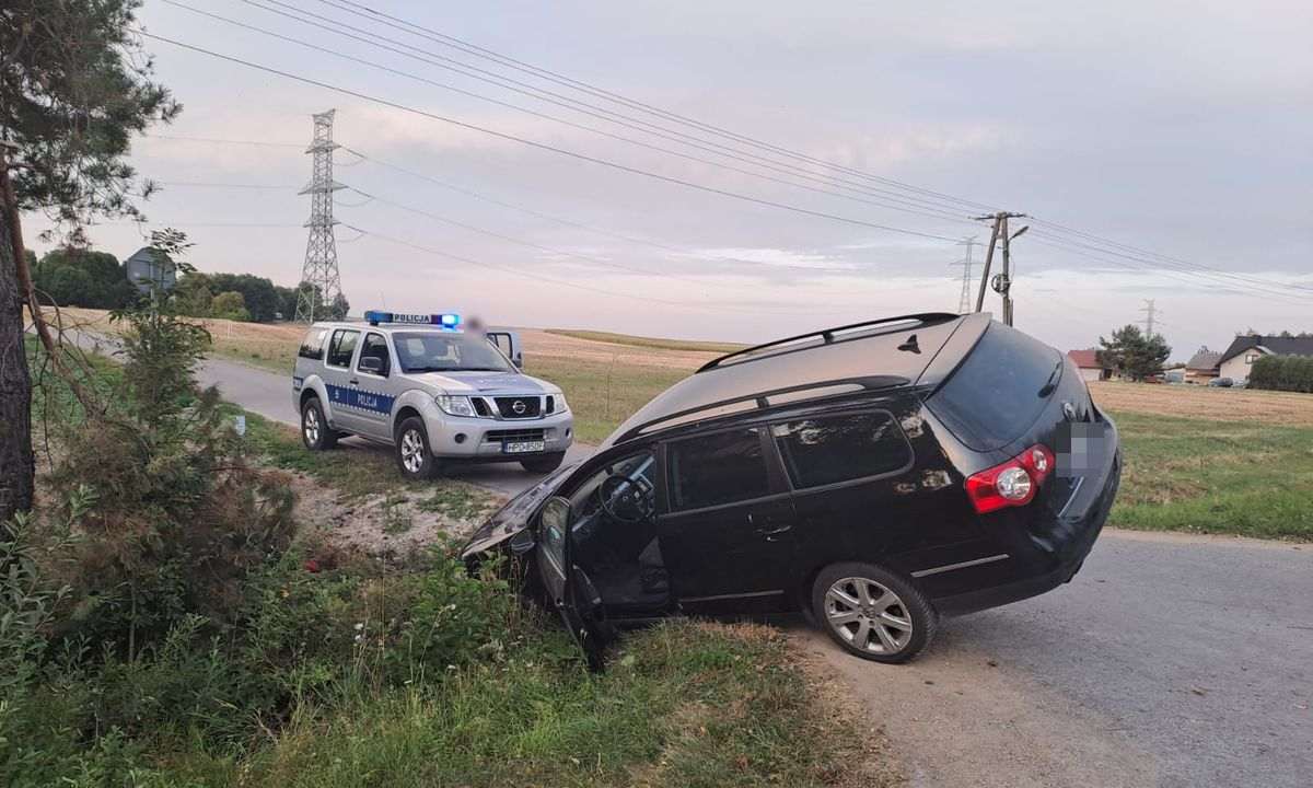 Chełm: Swoją jazdę zakończył w rowie