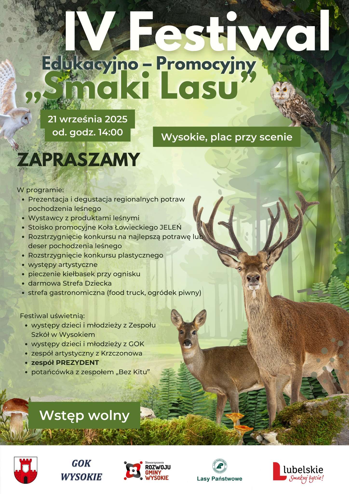 Poczuj smak lasu – niezapomniany festiwal już wkrótce w Wysokiem