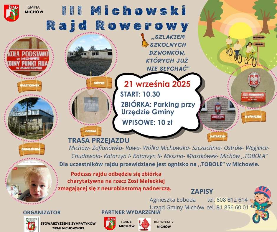 III Michowski Rajd Rowerowy – aktywnie, rodzinnie i lokalnie