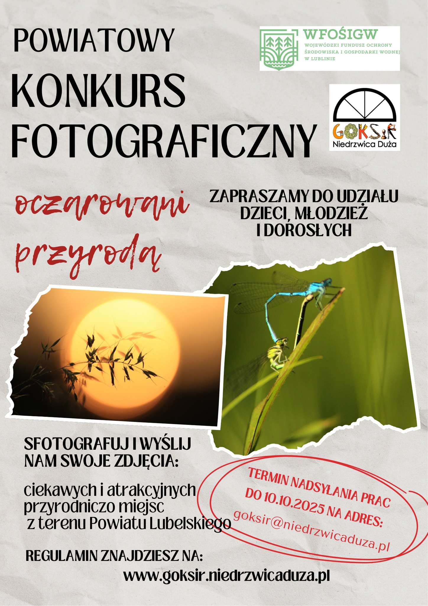 BEŁŻYCE: „Oczarowani Przyrodą”, konkurs fotograficzny dla młodszych i nieco starszych