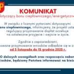 PONIATOWA: Dodatkowe informacje w sprawie bonu ciepłowniczego