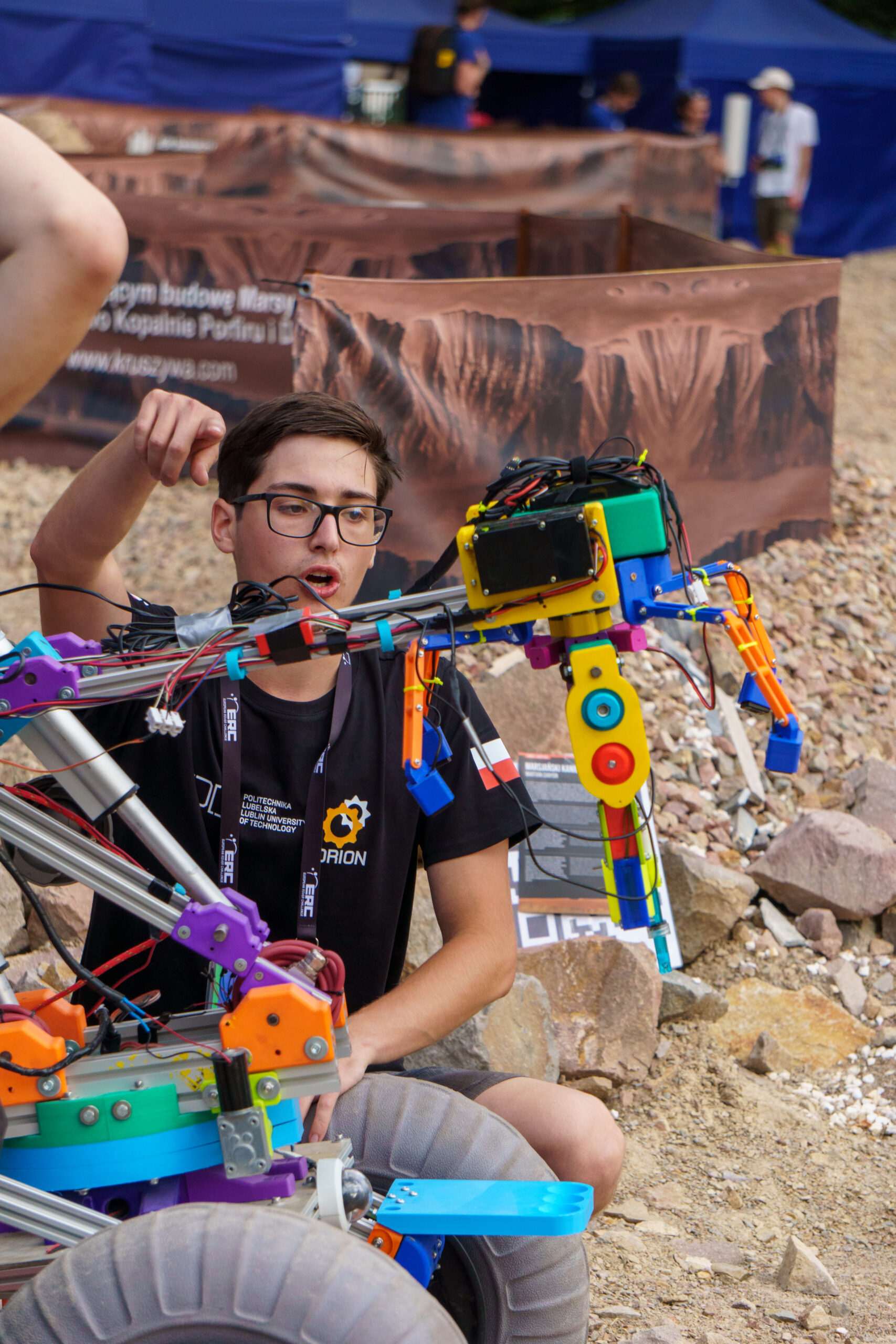 Robot z Lublina najlepszy w kategorii science astro-bio na European Rover Challenge