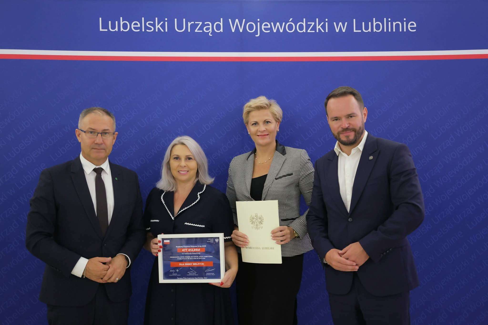 Gmina Bełżyce z umowami w ramach Rządowego Funduszu Rozwoju Dróg i Programu Rozwoju Obszarów Przygranicznych