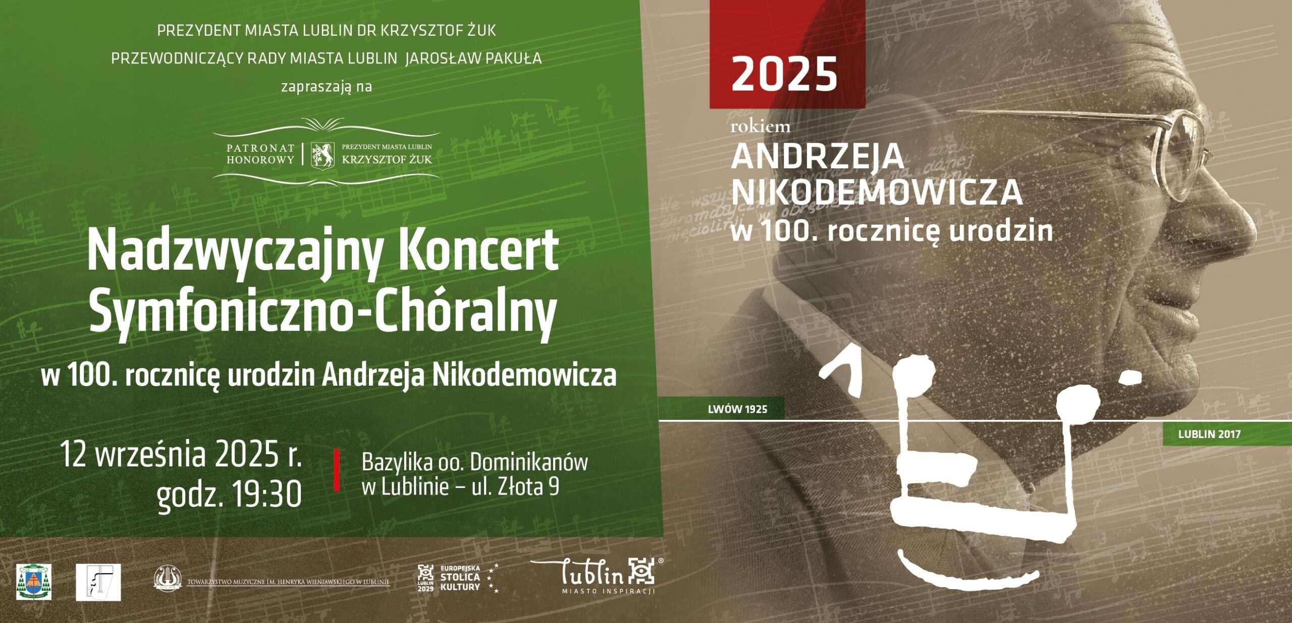 Koncert Symfoniczno-Chóralny w 100. rocznicę urodzin Andrzeja Nikodemowicza