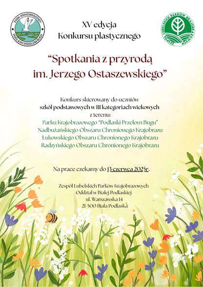 Konkurs plastyczny „Spotkania z przyrodą im. Jerzego Ostaszewskiego” – rośliny w centrum uwagi młodych artystów