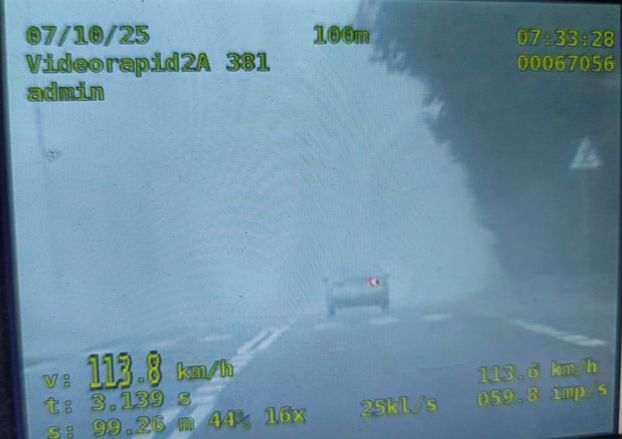 Chełmska drogówka zatrzymała prawo jazdy kierowcy pędzącemu 113 km/h w terenie zabudowanym