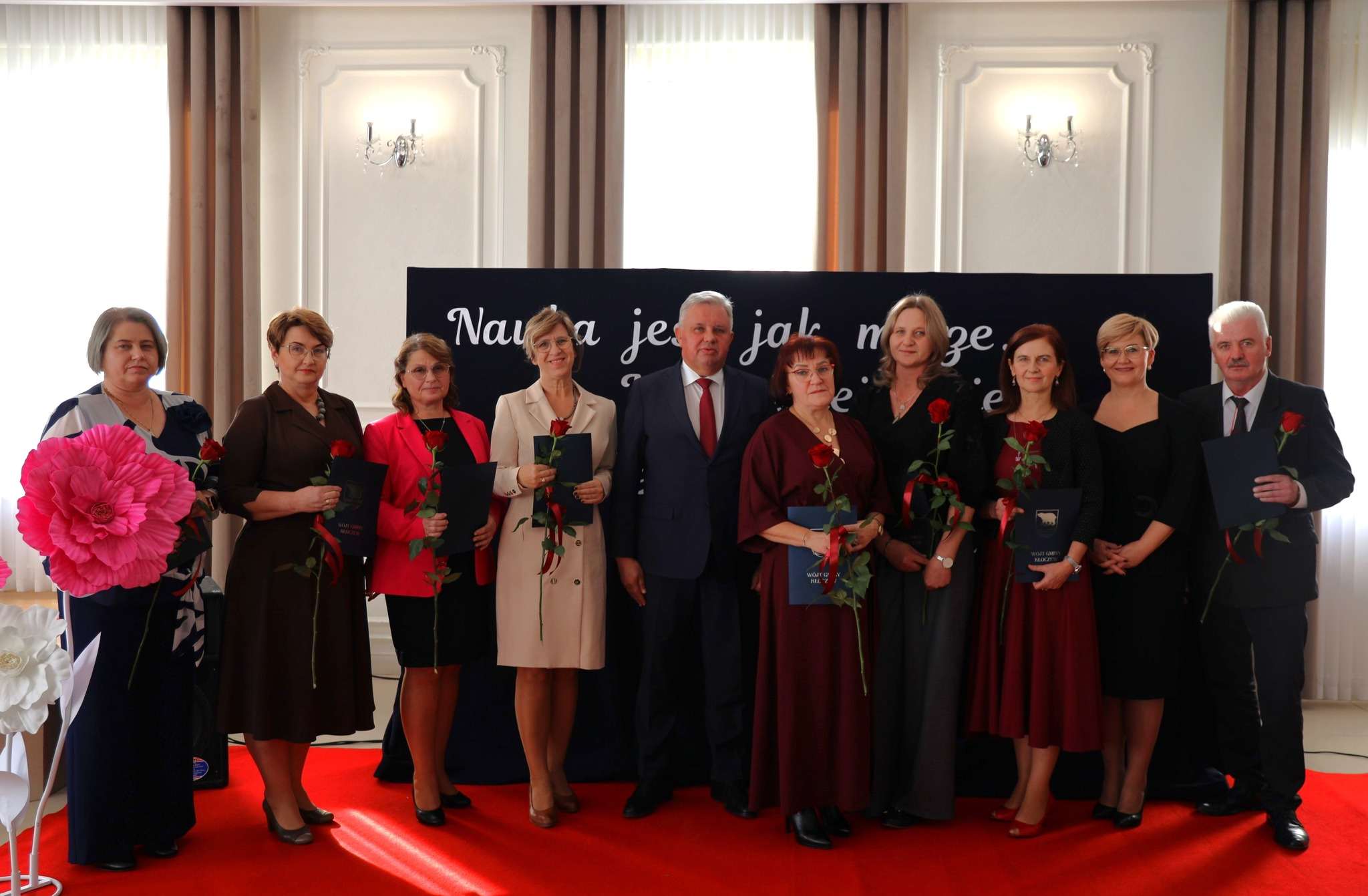 Święto Edukacji Narodowej w Gminie Kłoczew. Podziękowania i nagrody dla nauczycieli