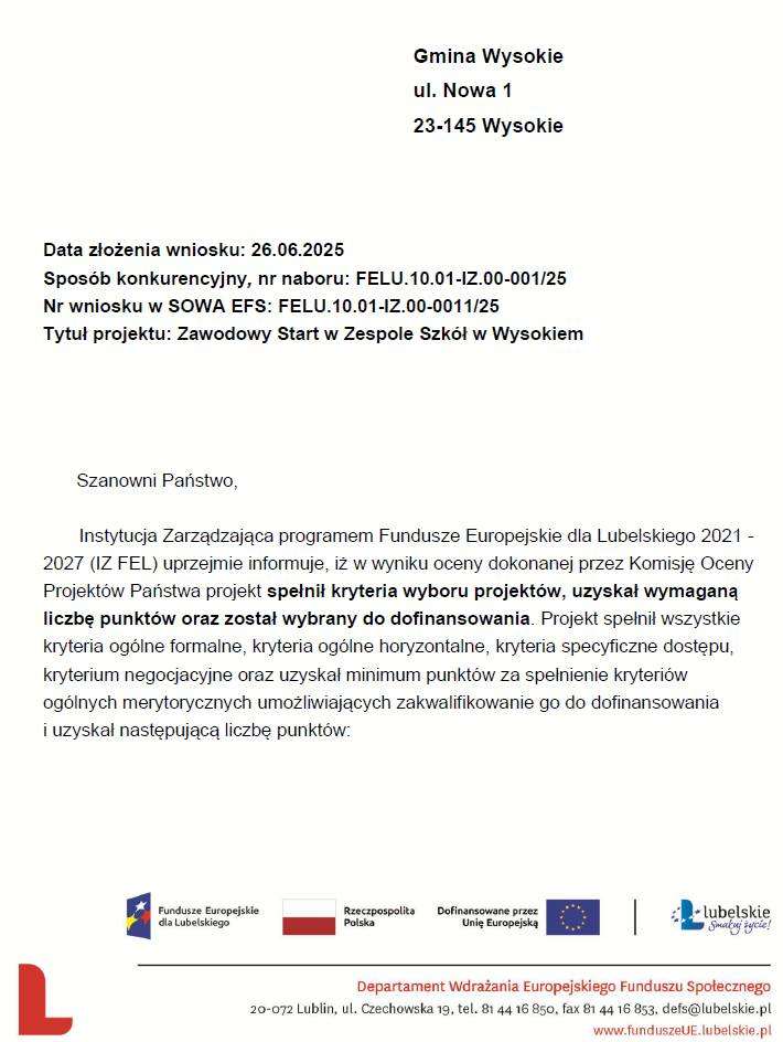 WYSOKIE: Gmina dostała pieniądze na szkołę. Gratulujemy