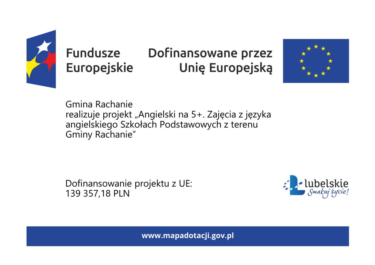 RACHANIE: Kolejny projekt dla dzieci w Rachaniach