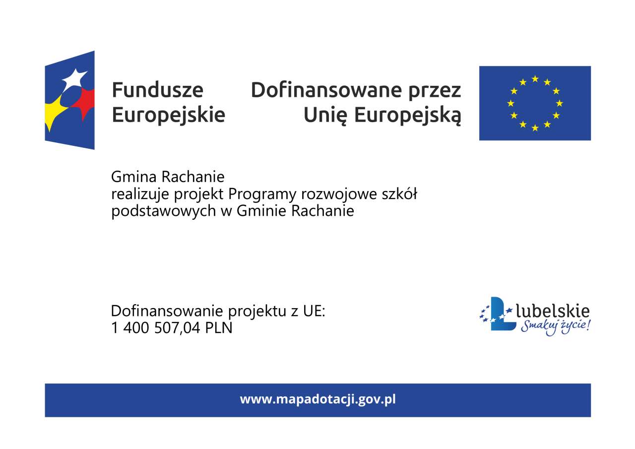 RACHANIE: Programy rozwojowe szkół podstawowych w Gminie Rachanie – projekt idzie pełną parą