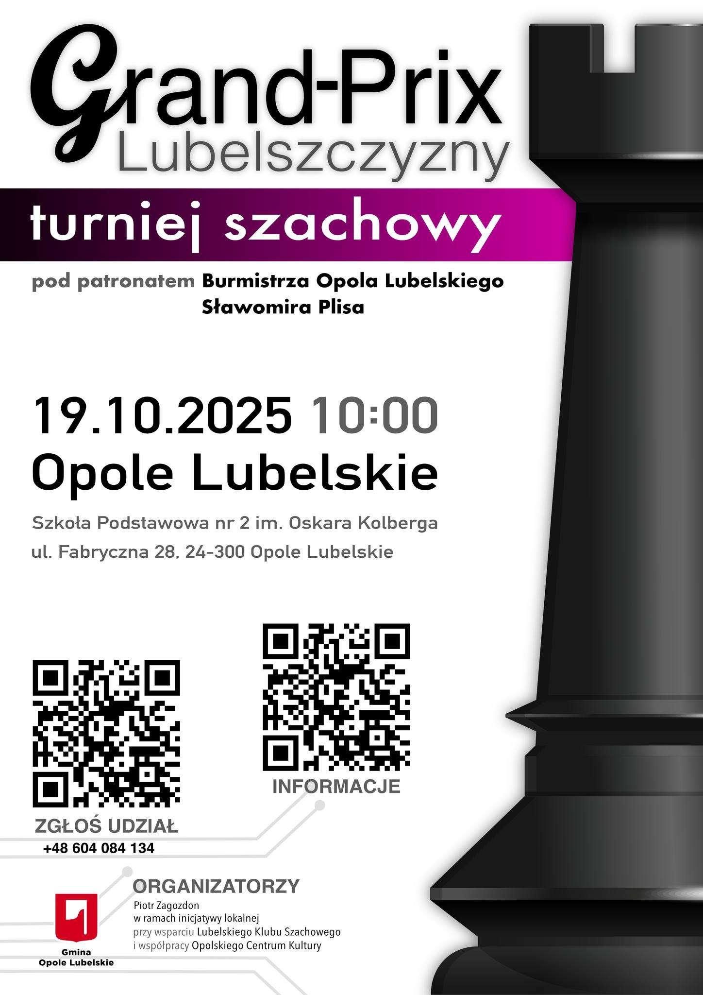 Grand Prix Lubelszczyzny – IV Turniej Szachowy w Opolu Lubelskim