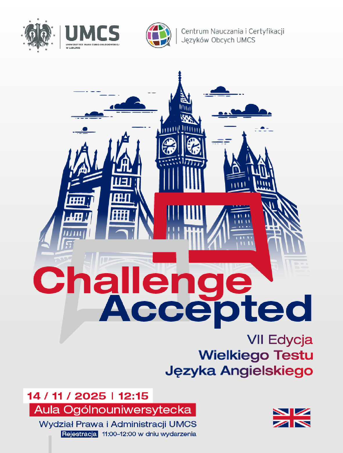 VII Challenge Accepted – Wielki Test Języka Angielskiego na UMCS