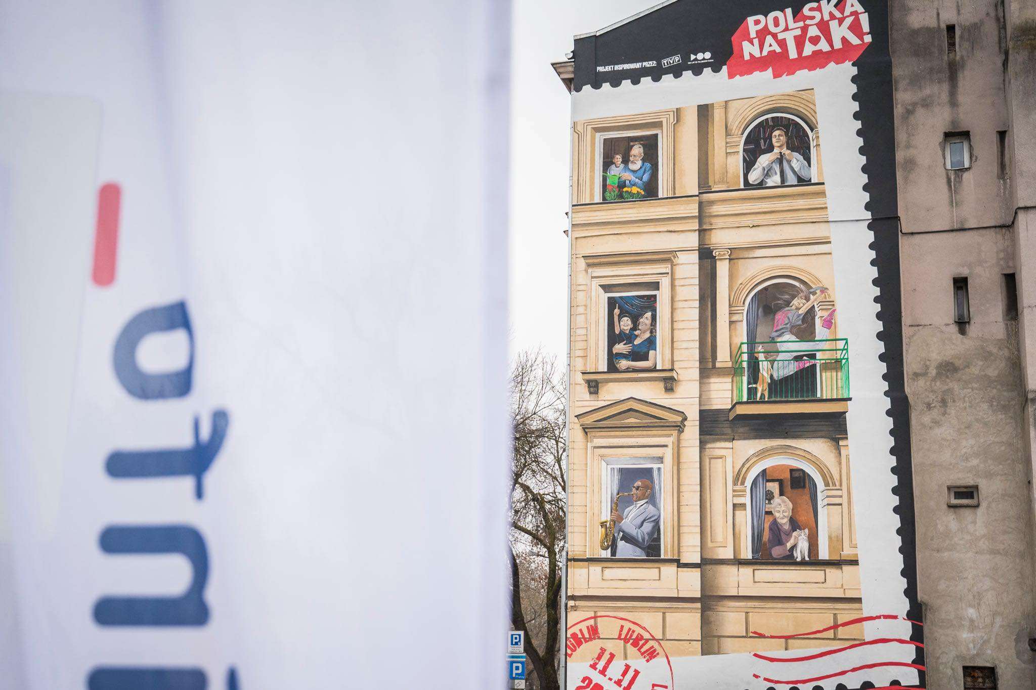 Lublin: Mural na Święto Niepodległości symbolem otwartości i różnorodności Polski