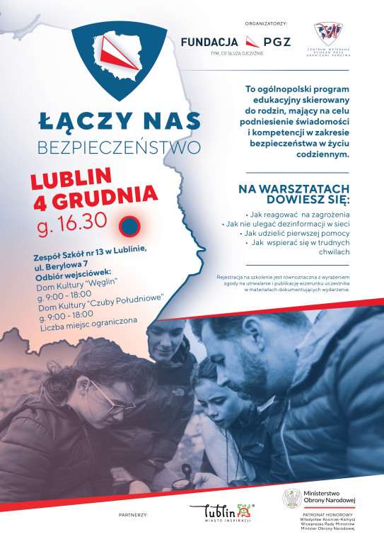LUBLIN: Rusza program „Łączy nas bezpieczeństwo”