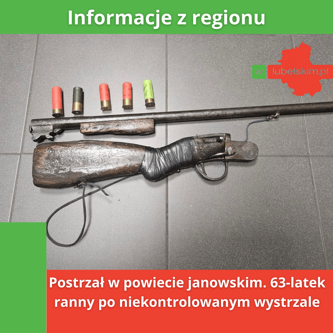 Groźne zdarzenie w gminie Godziszów. Mężczyzna sam się postrzelił