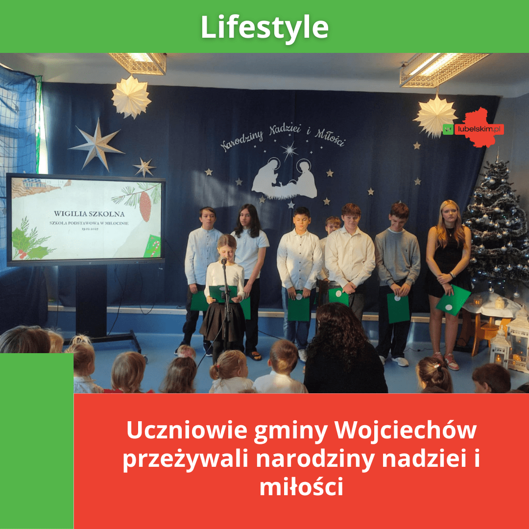 Narodziny nadziei i miłości w szkole w gminie Wojciechów