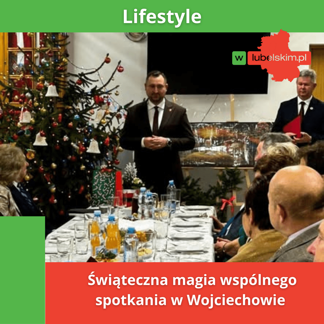 Kolędy, choinka i świąteczna magia w Klubie Seniora Wojciechów