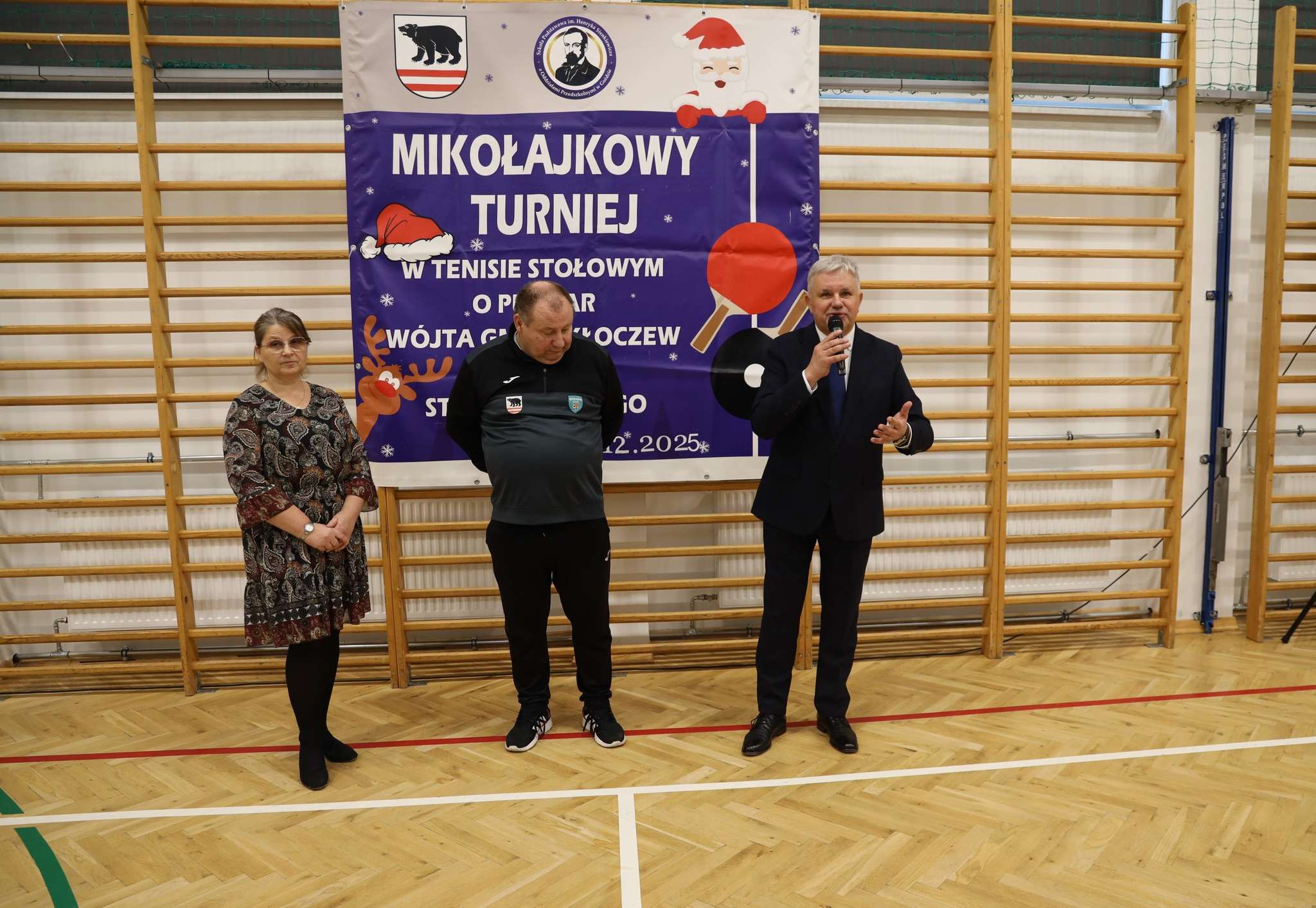 Mikołajkowy turniej tenisa stołowego w gminie Kłoczew