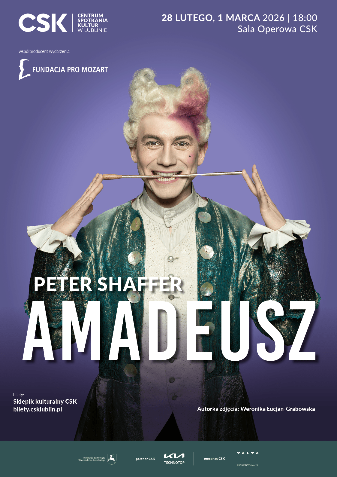 „Amadeusz” wraca do Lublina – legenda teatru ponownie na scenie CSK