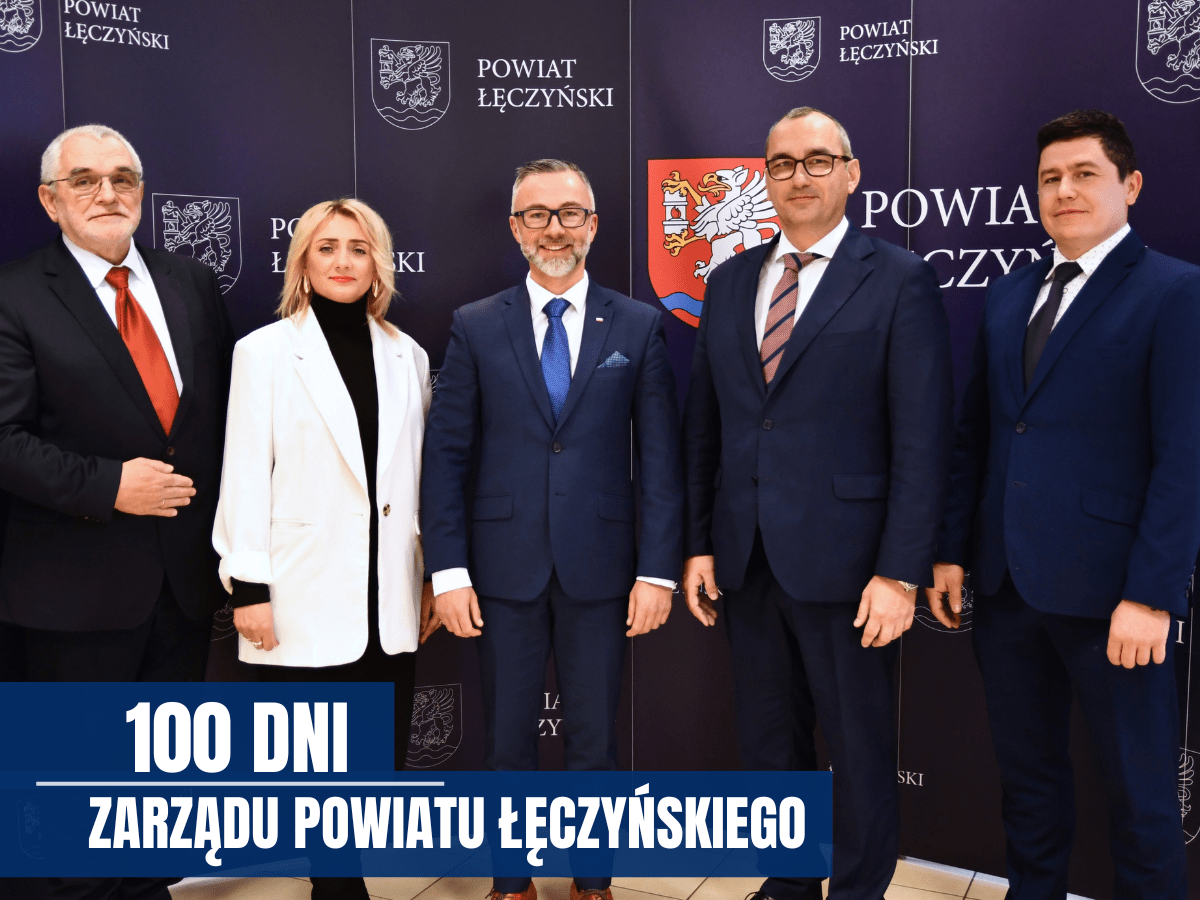 100 dni pracy Zarządu Powiatu Łęczyńskiego – inwestycje i działania na rzecz mieszkańców