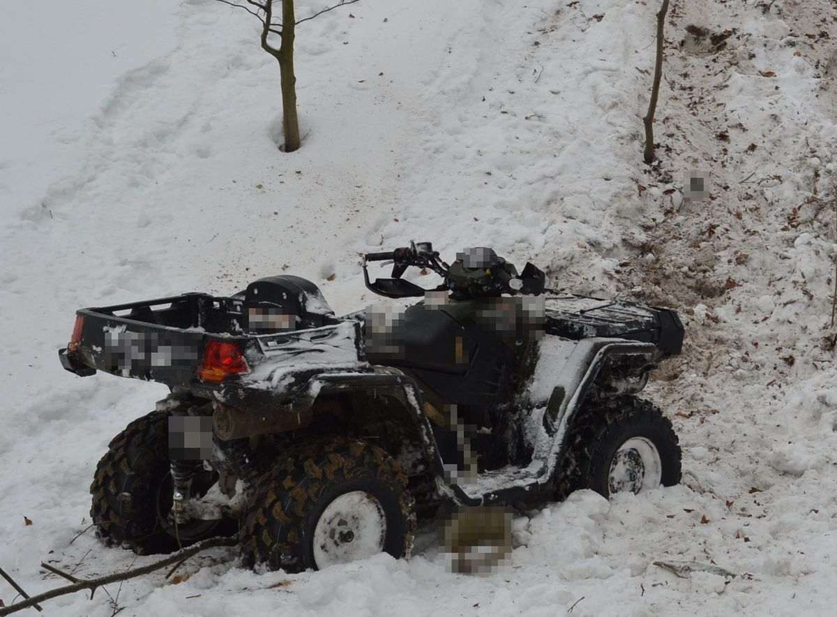 Tragiczny wypadek na quadzie w Tarnawie Kolonii