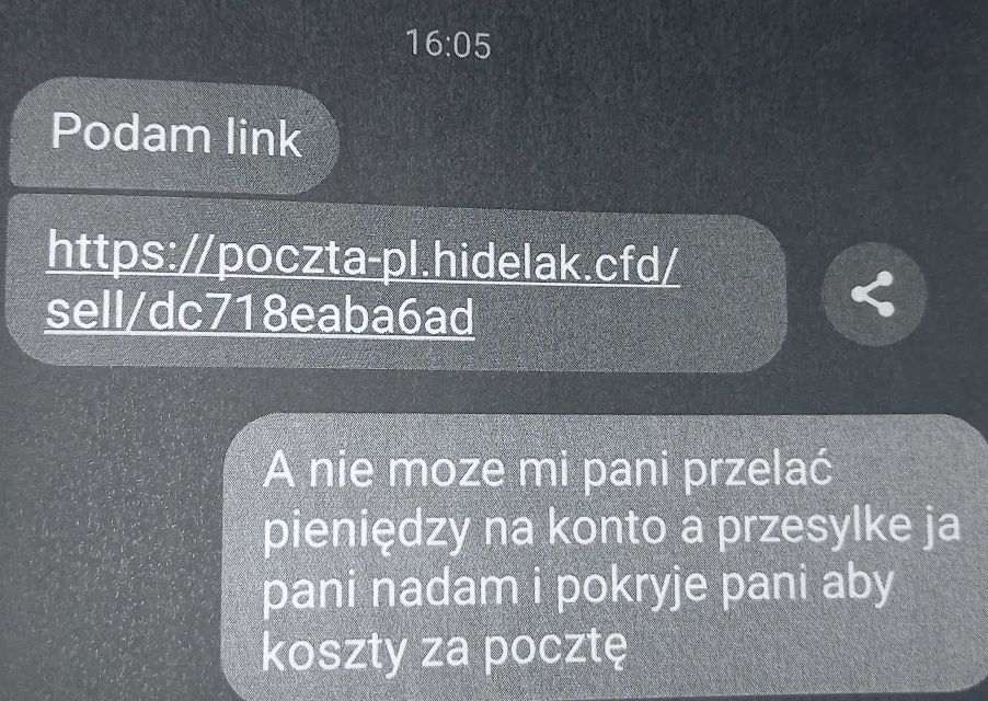 Chciała sprzedać huśtawkę, straciła 1600zł. Kolejne oszustwo internetowe w regionie