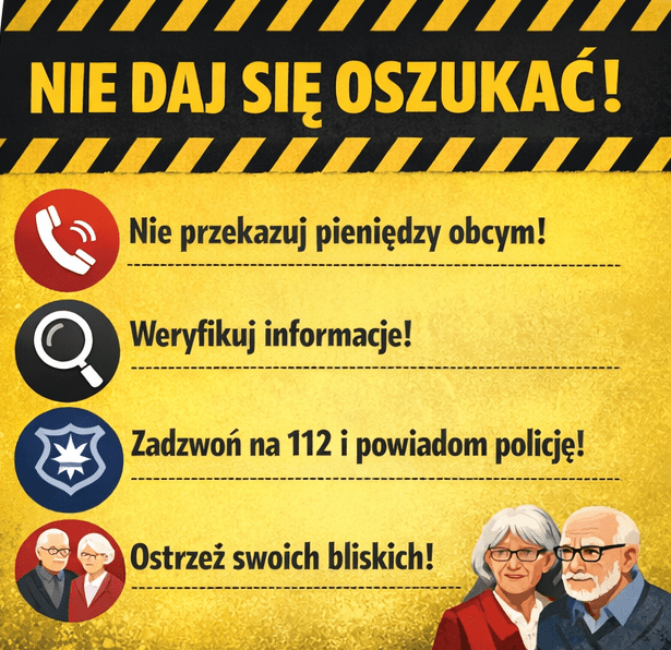 Powiat rycki: Uwaga na oszustwa metodą „na członka rodziny”! Policja apeluje o czujność