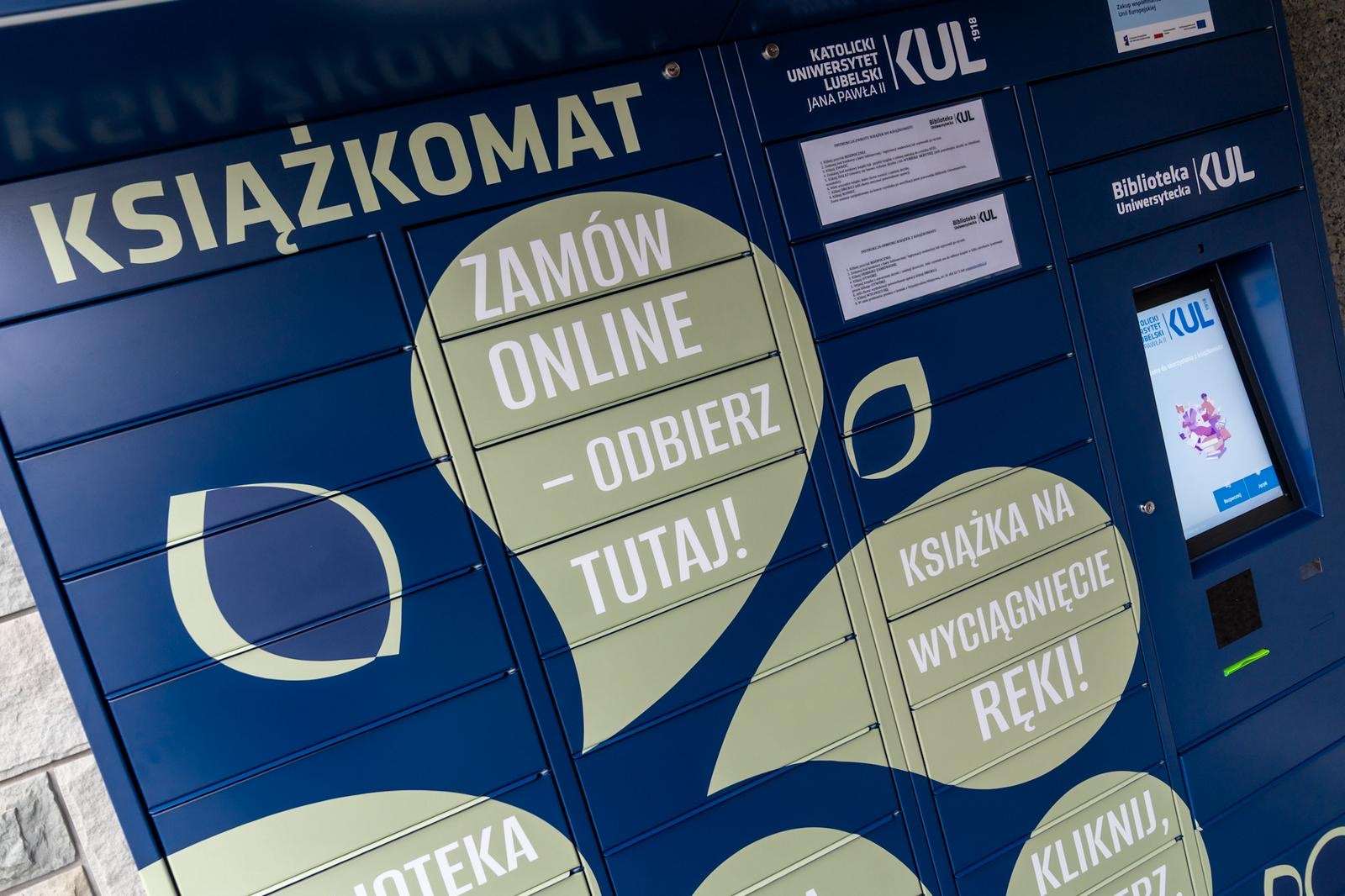 Książkomat na KUL – całodobowy dostęp do zbiorów Biblioteki Uniwersyteckiej