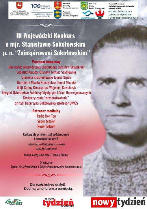 III Wojewódzki Konkurs o mjr. Stanisławie Sokołowskim w gminie Krasnystaw