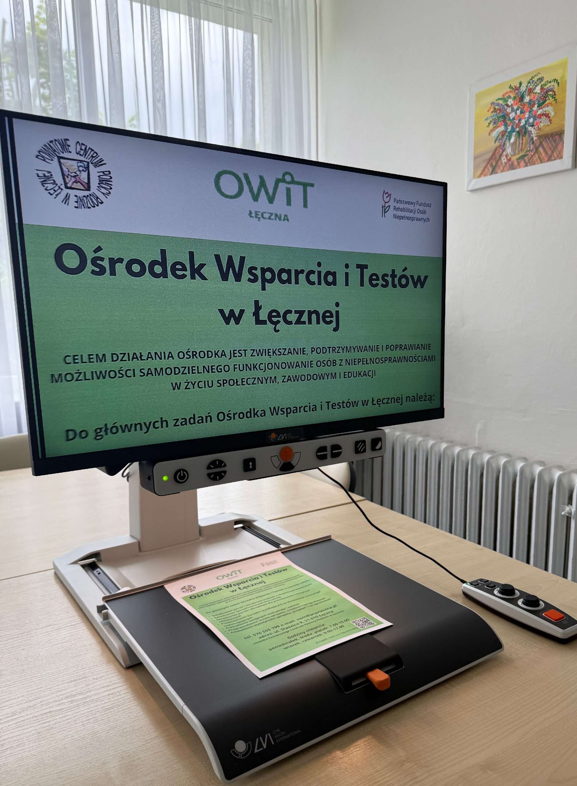 Ośrodek Wsparcia i Testów w Łęcznej pomaga osobom z niepełnosprawnościami