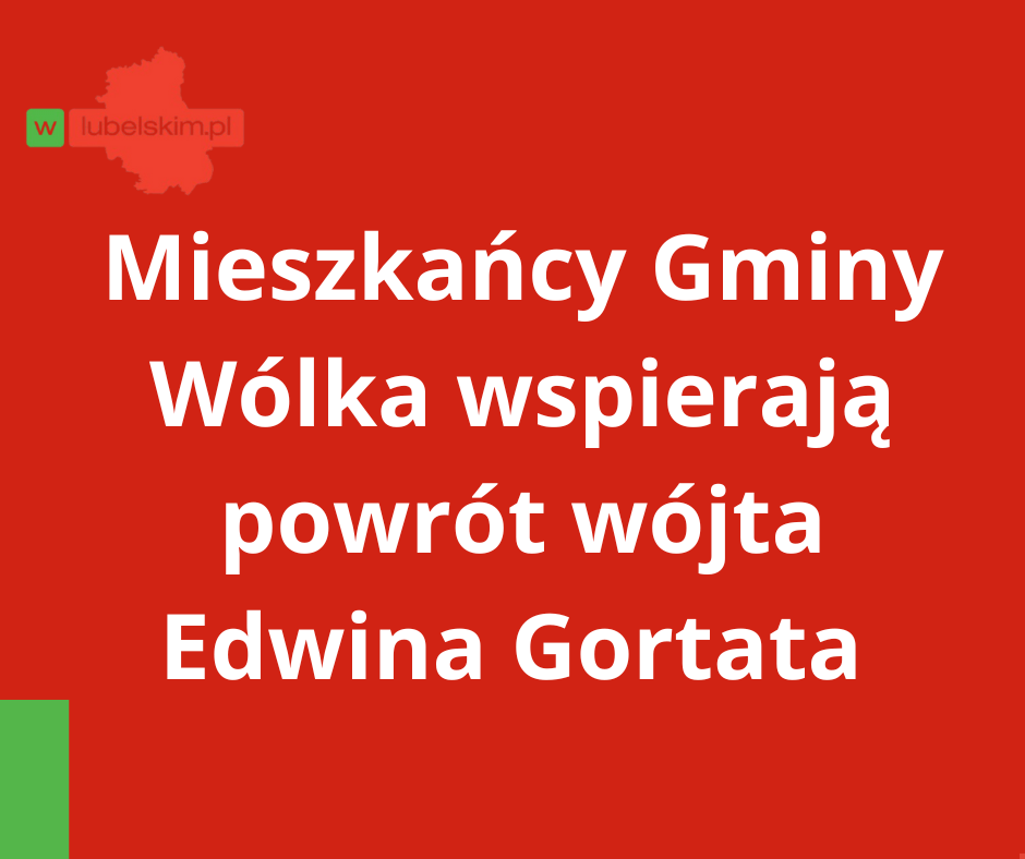 Petycja o przywrócenie Edwina Gortata. Wójt komentuje i dziękuje mieszkańcom
