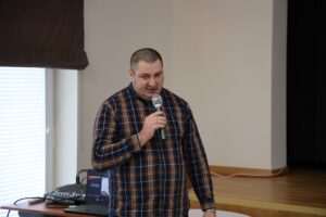 Wójt Gminy Kłoczew Zenon Stefanowski uczestniczył w prelekcji „Aktion Reinhardt w Rykach i okolicy”