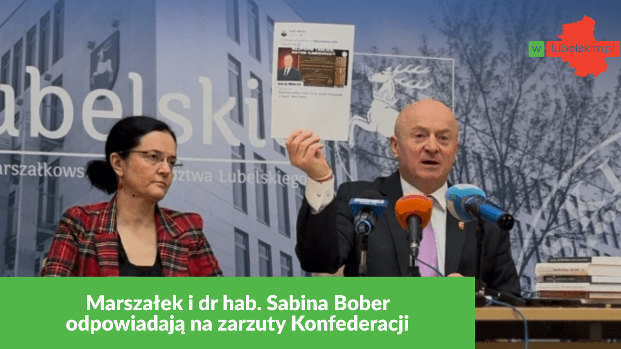 Marszałek i dr hab. Sabina Bober odpowiadają na zarzuty Konfederacji