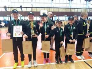 Triumf dziewcząt MDP Łaszczów na Halowych Zawodach Powiatowych