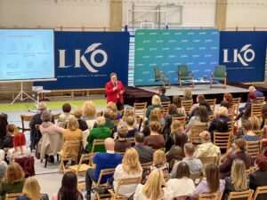 Nadchodzą duże zmiany w szkołach. Wiceminister Katarzyna Lubnauer odwiedziła Biłgoraj