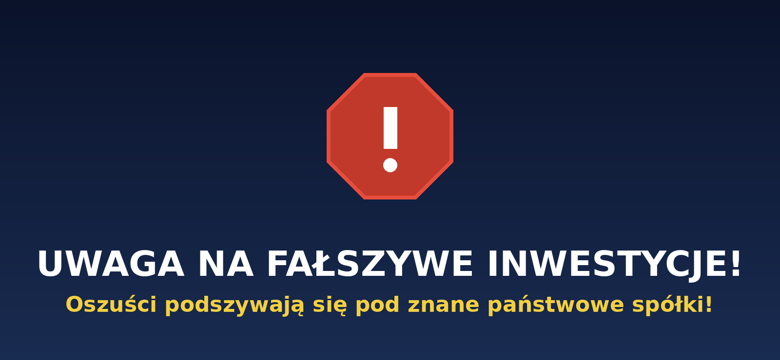 Fałszywa inwestycja w akcje Orlen. 76-latek stracił pieniądze przez internetową reklamę