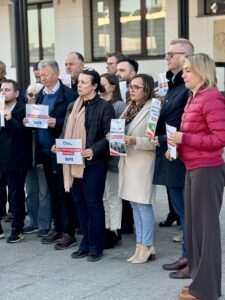 Konferencja Małgorzaty Gromadzkiej w Biłgoraju. Weto Prezydenta RP dla SAFE pod ostrzałem samorządowców