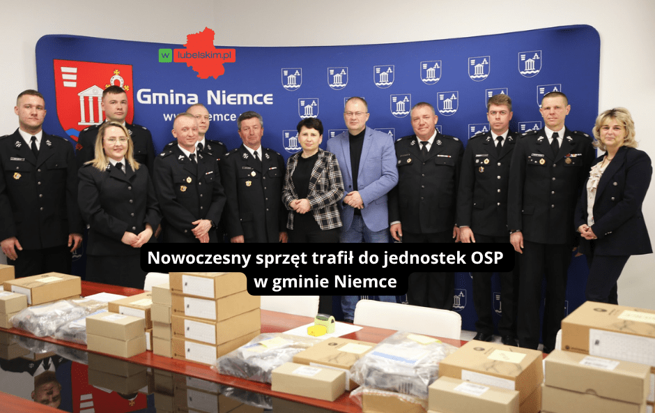 Nowoczesne radiotelefony dla OSP w gminie Niemce. Wzmocnienie bezpieczeństwa i łączności