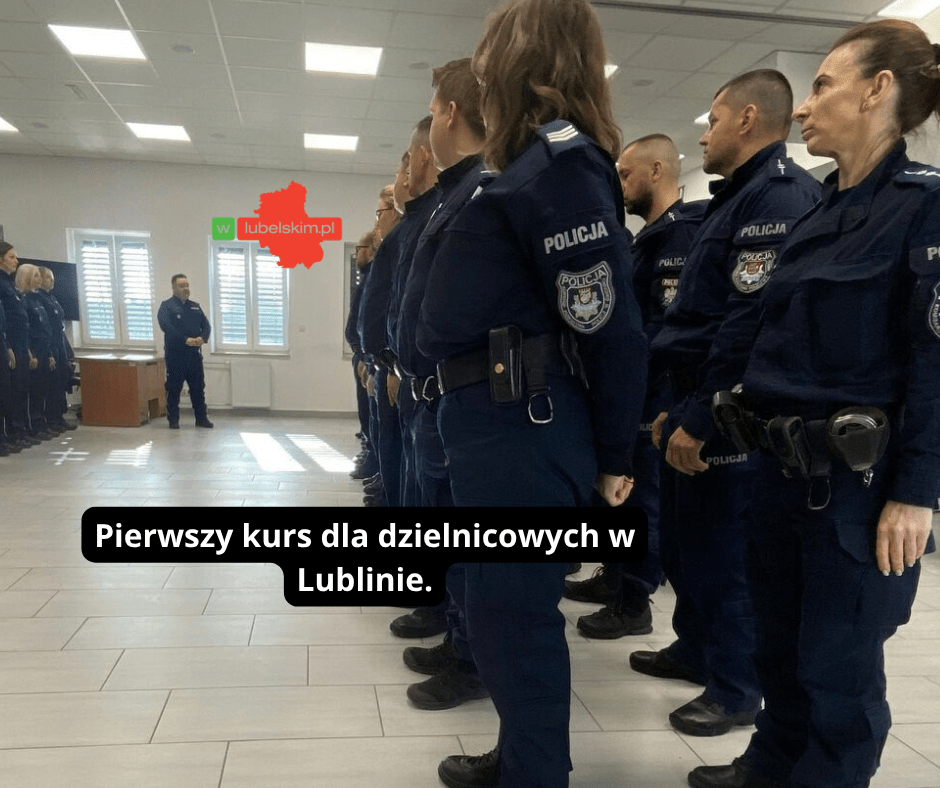 Pierwszy kurs dla dzielnicowych w Lublinie. Nowe szkolenie w Ośrodku Policji