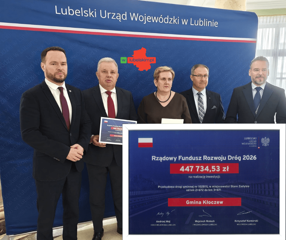 Gmina Kłoczew z dofinansowaniem na drogę w Starym Zadybiu