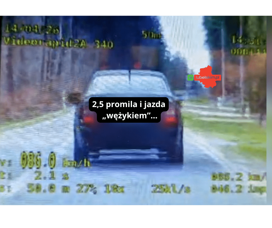 Pijany kierowca zatrzymany w Rogóźnie. Miał 2,5 promila