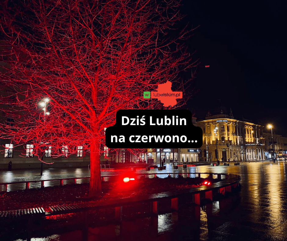 Dziś Lublin na czerwono. Miasto solidaryzuje się z chorymi na hemofilię