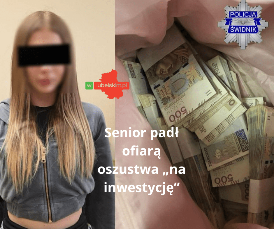 19-latka zatrzymana po odbiorze miliona złotych.