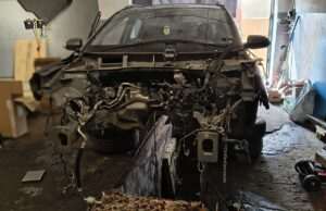 Zlikwidowana „dziupla” samochodowa w Łęcznej – zabezpieczono auta warte ponad 100 tys. zł